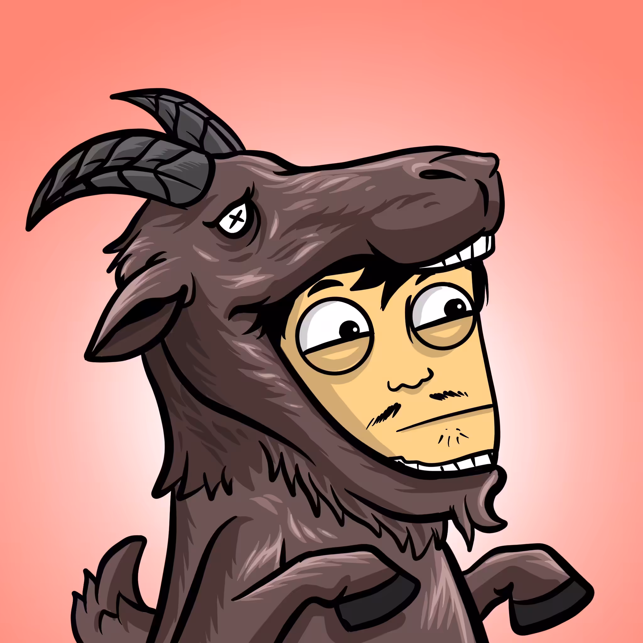 Goat beast doll