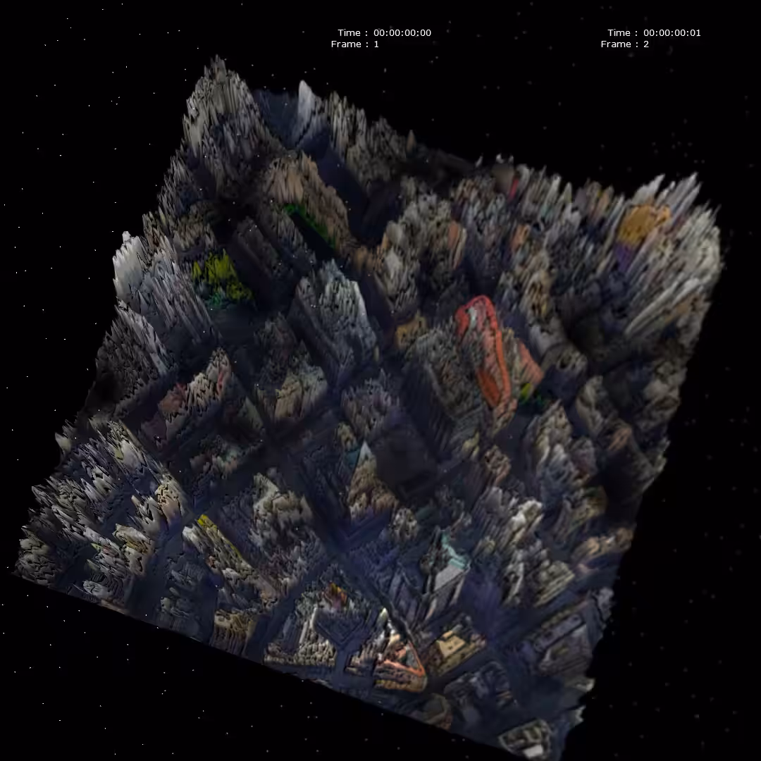 Data Art "Data World" #2