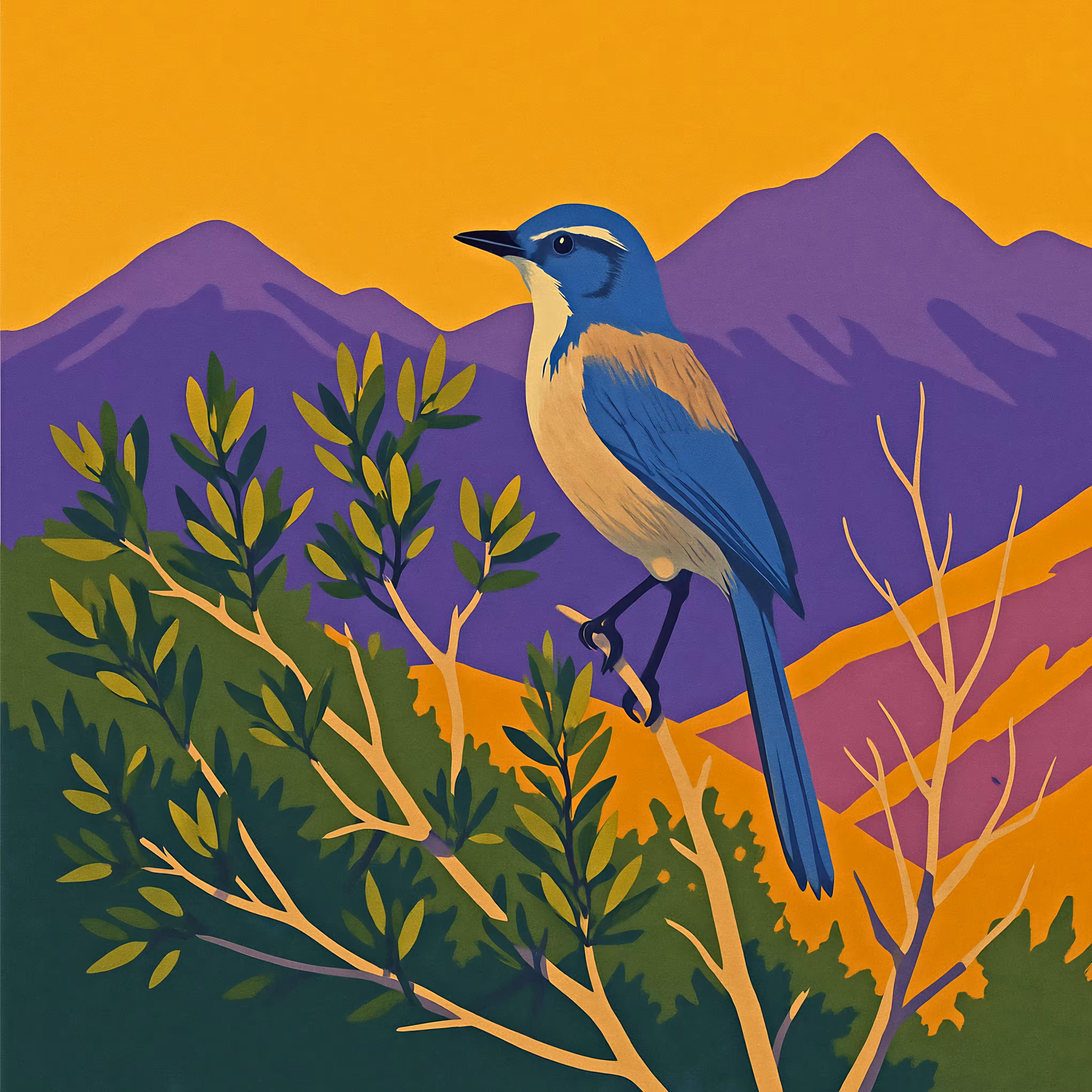 Life List of an AI Birder: Aphelocoma californica