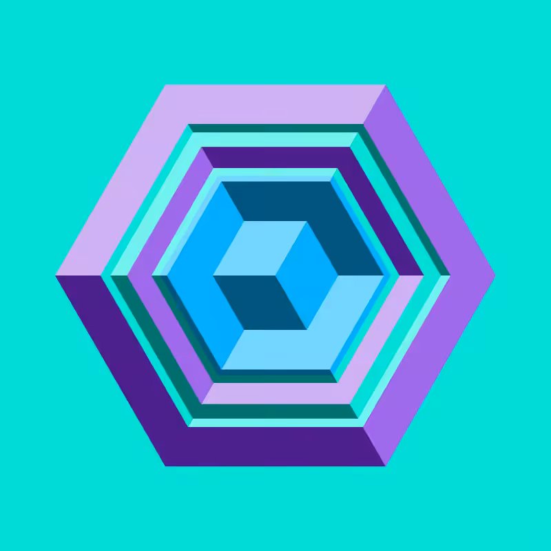 Hexagones - Art for Bots #57
