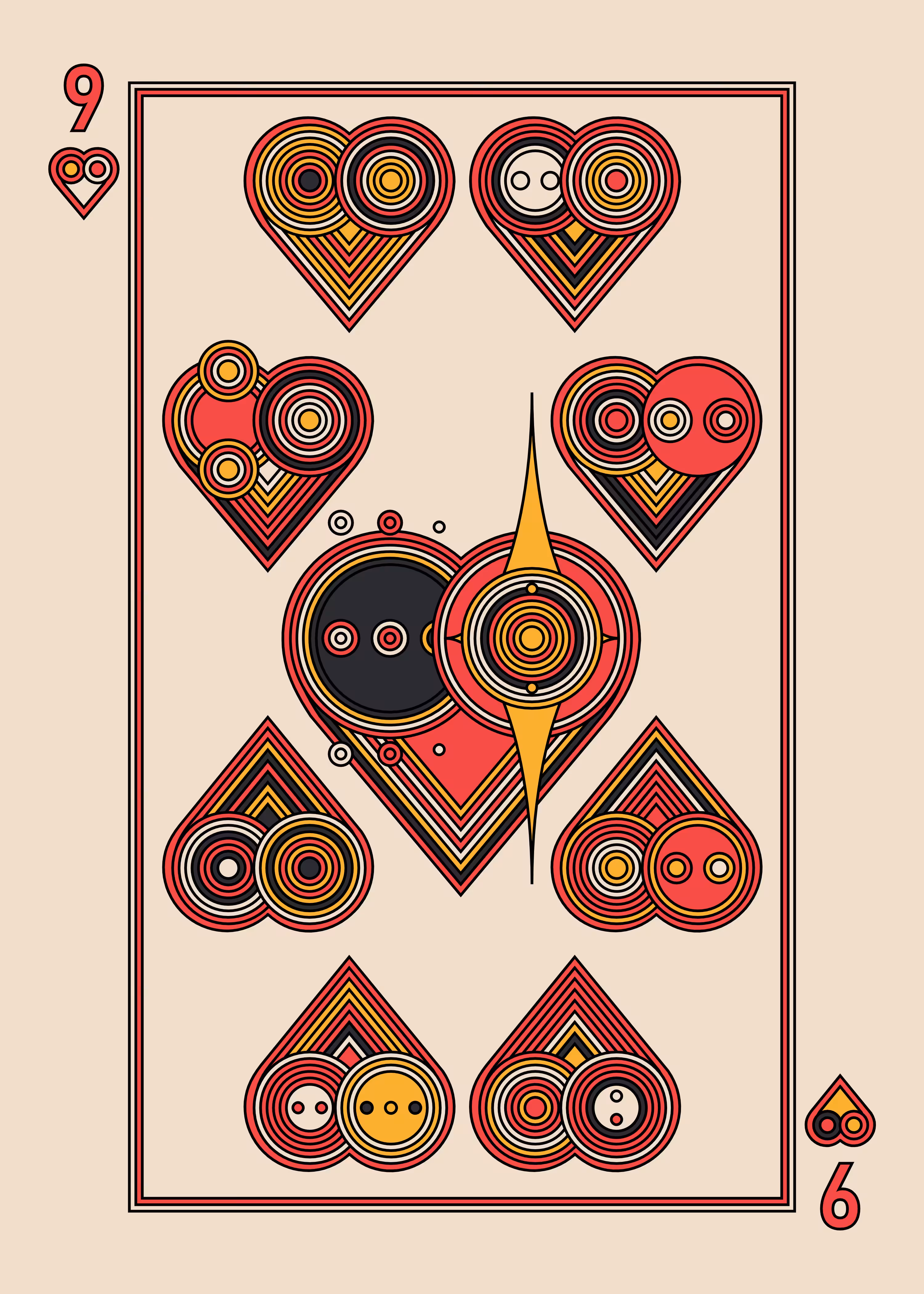 Nine of Hearts Light
