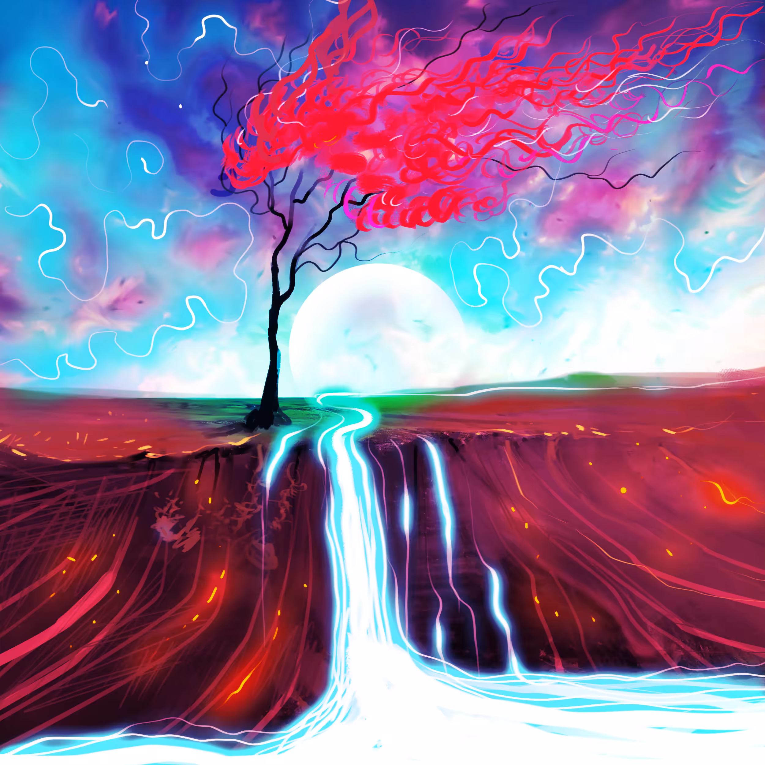 The day moon melt!!