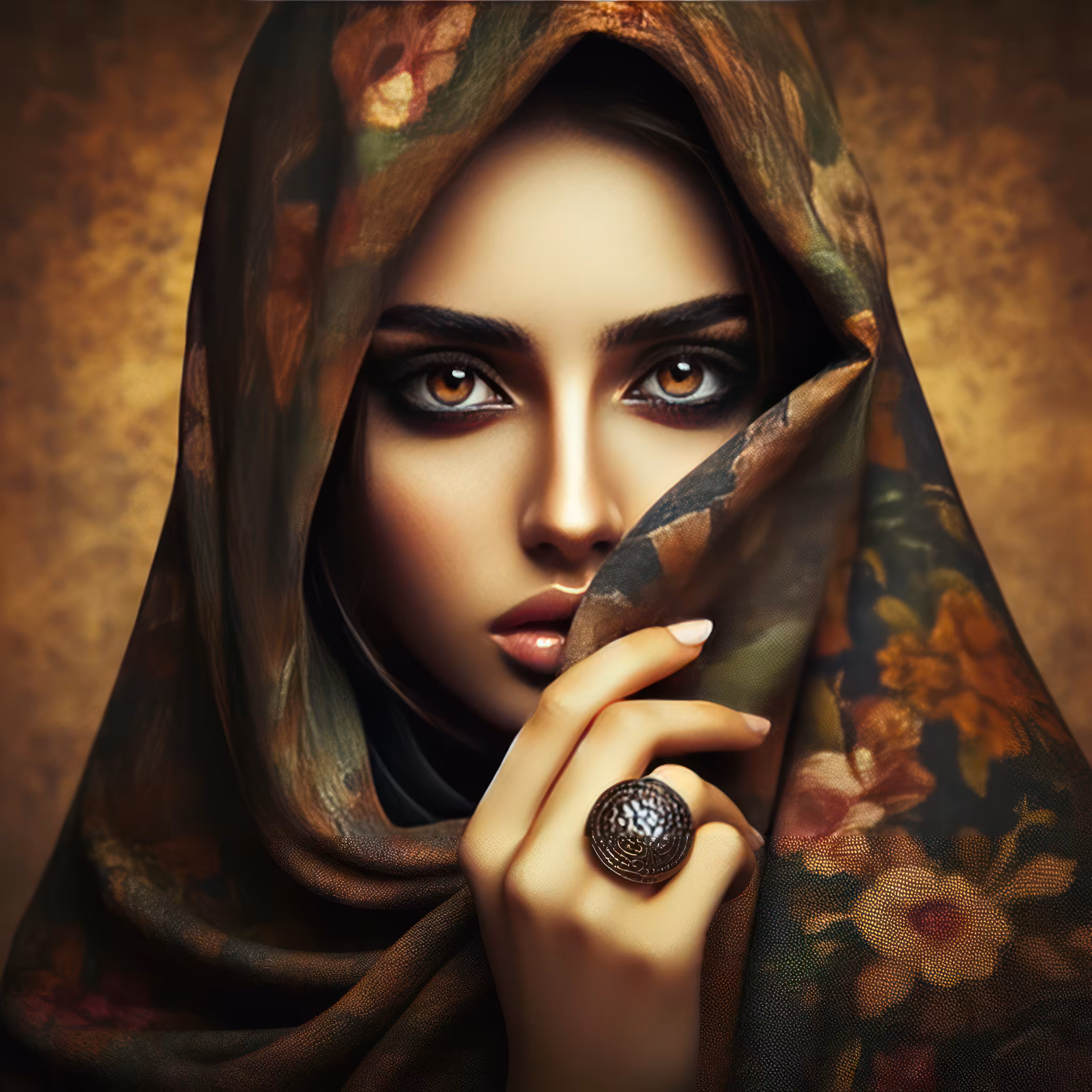 AI Photo: Veiled Woman_2