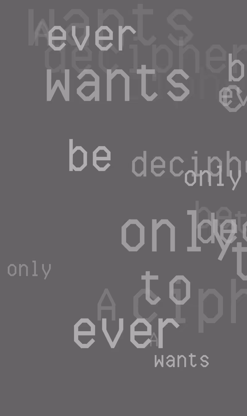 CRYPTIC POEMS #113 | AOLS #563