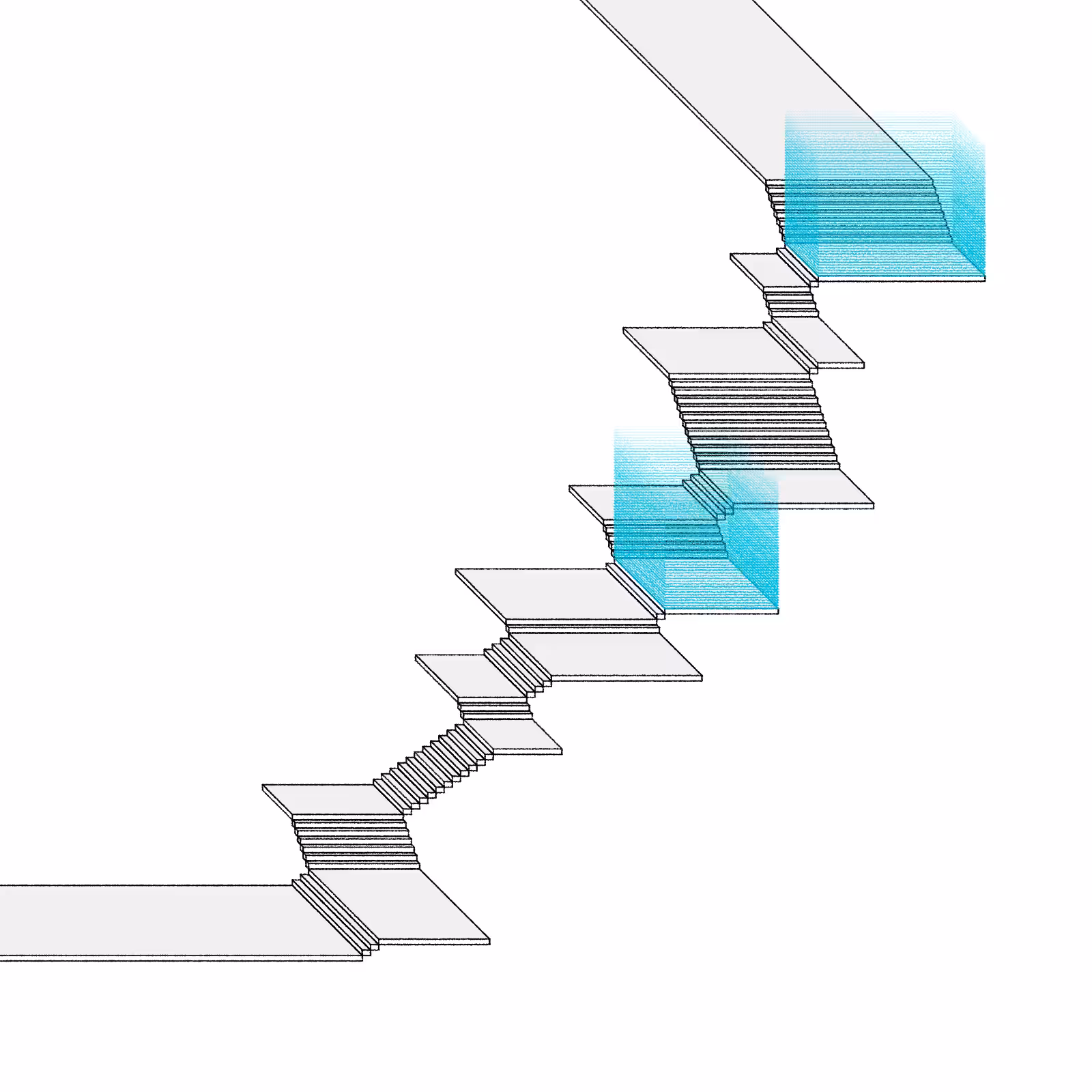 Stairs in a room #7