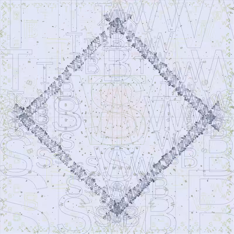 WTBS Logo with Fractals #87