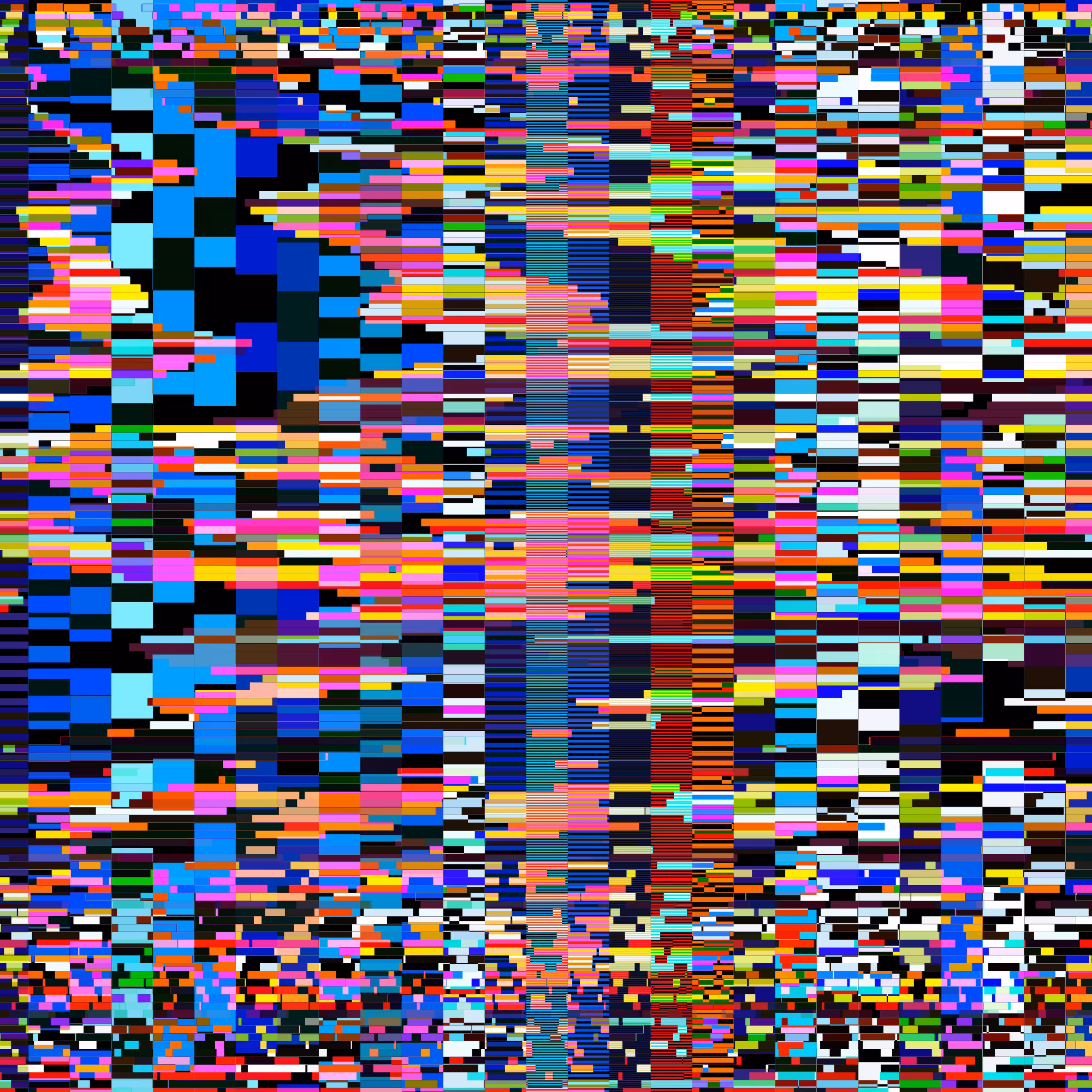 Glitchometry Stripes #43