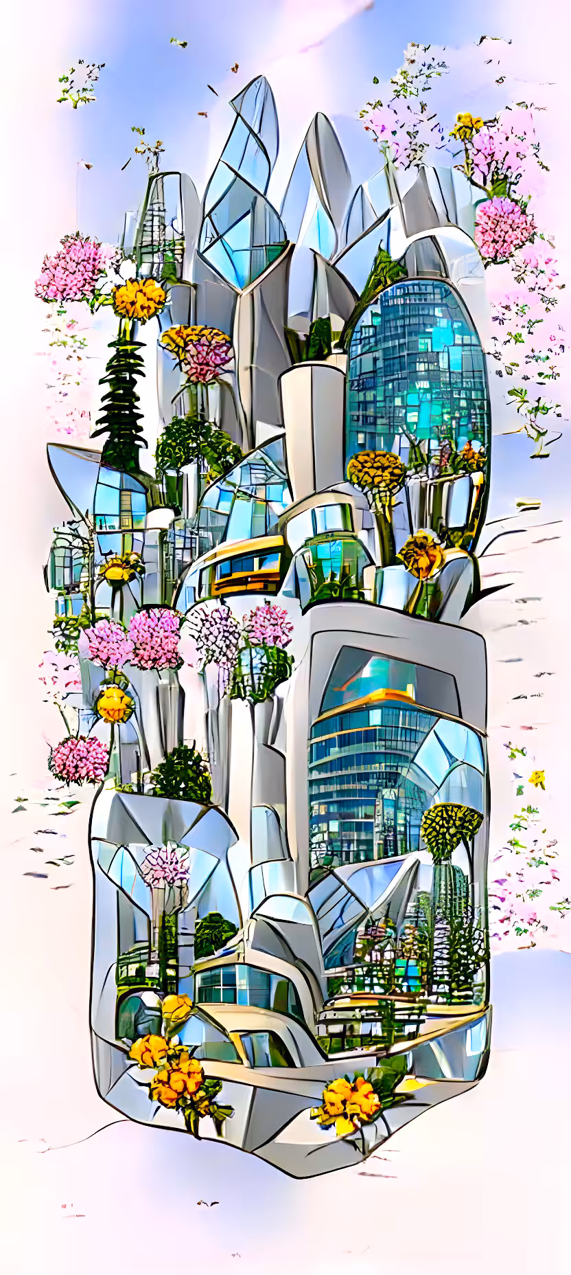 New world human city pods 666-11