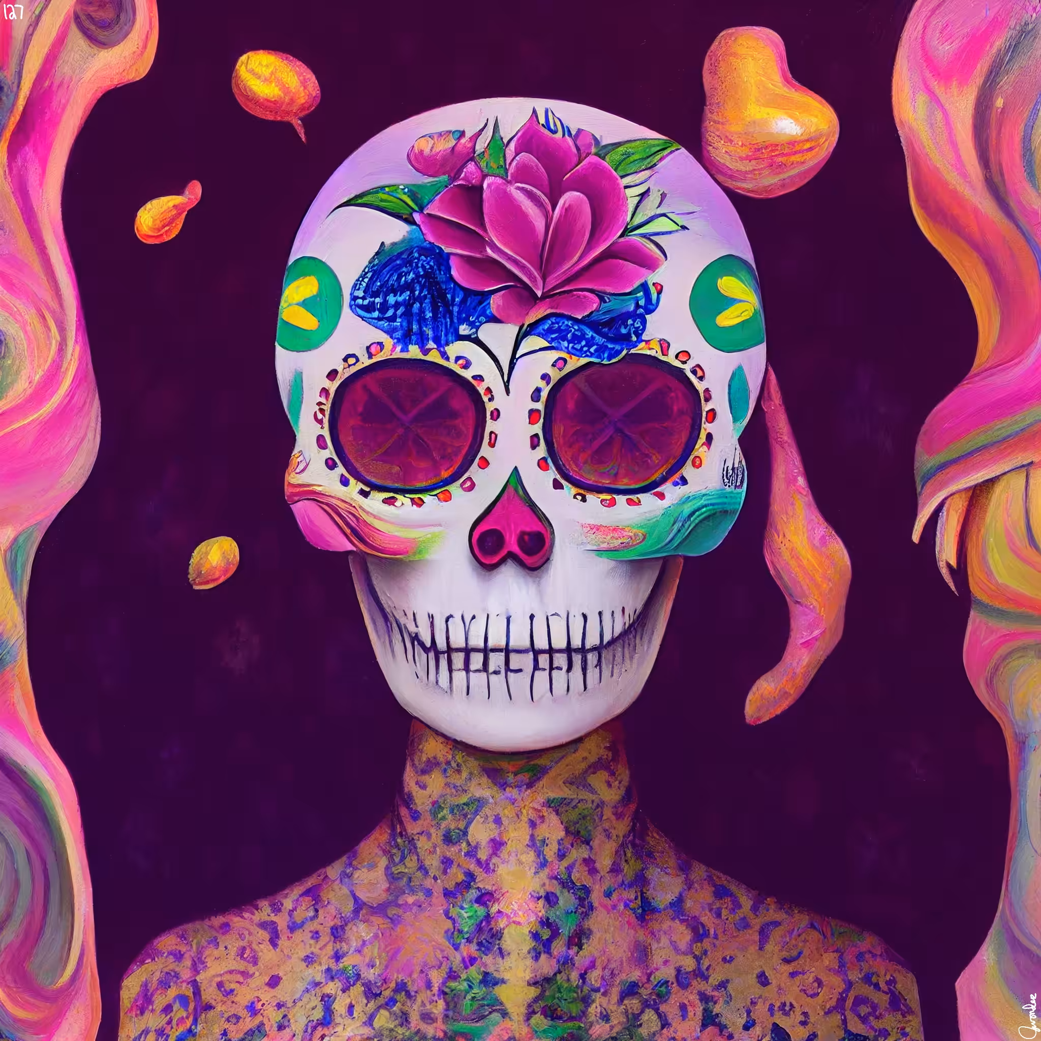 sugar skull #127