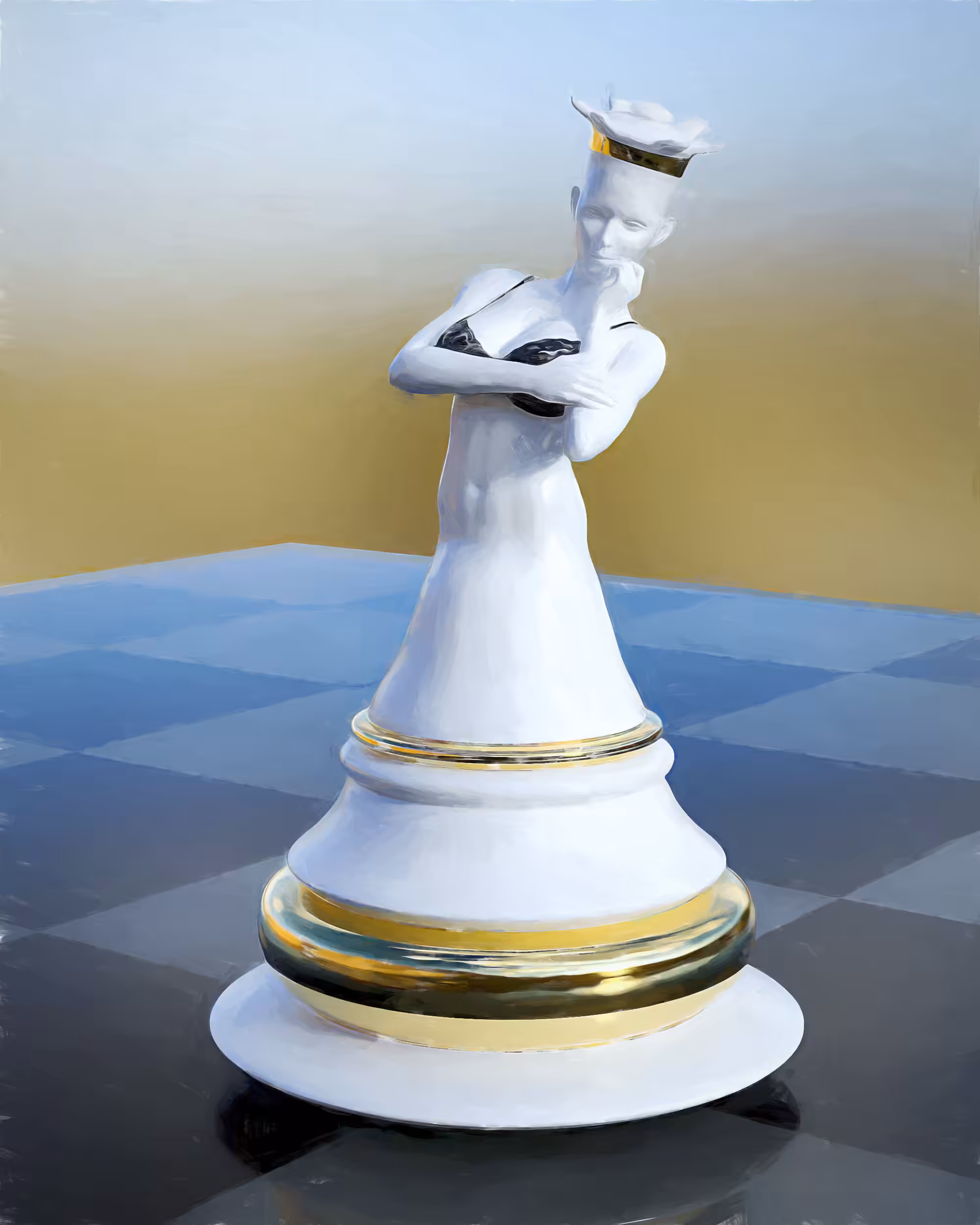 Chess Play - White Queen