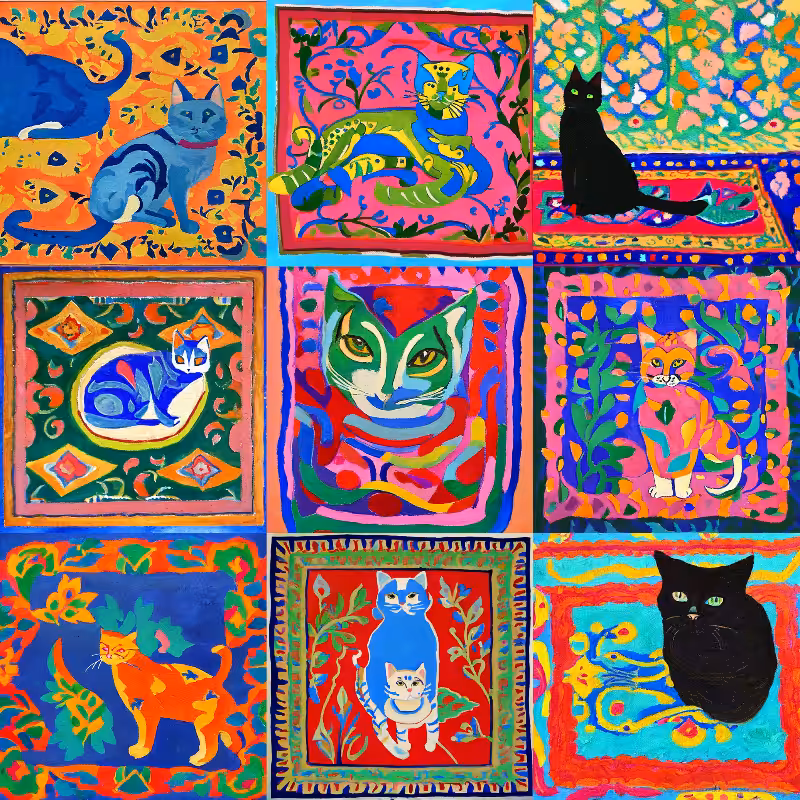 99 Patchworks of 9 Lives #14