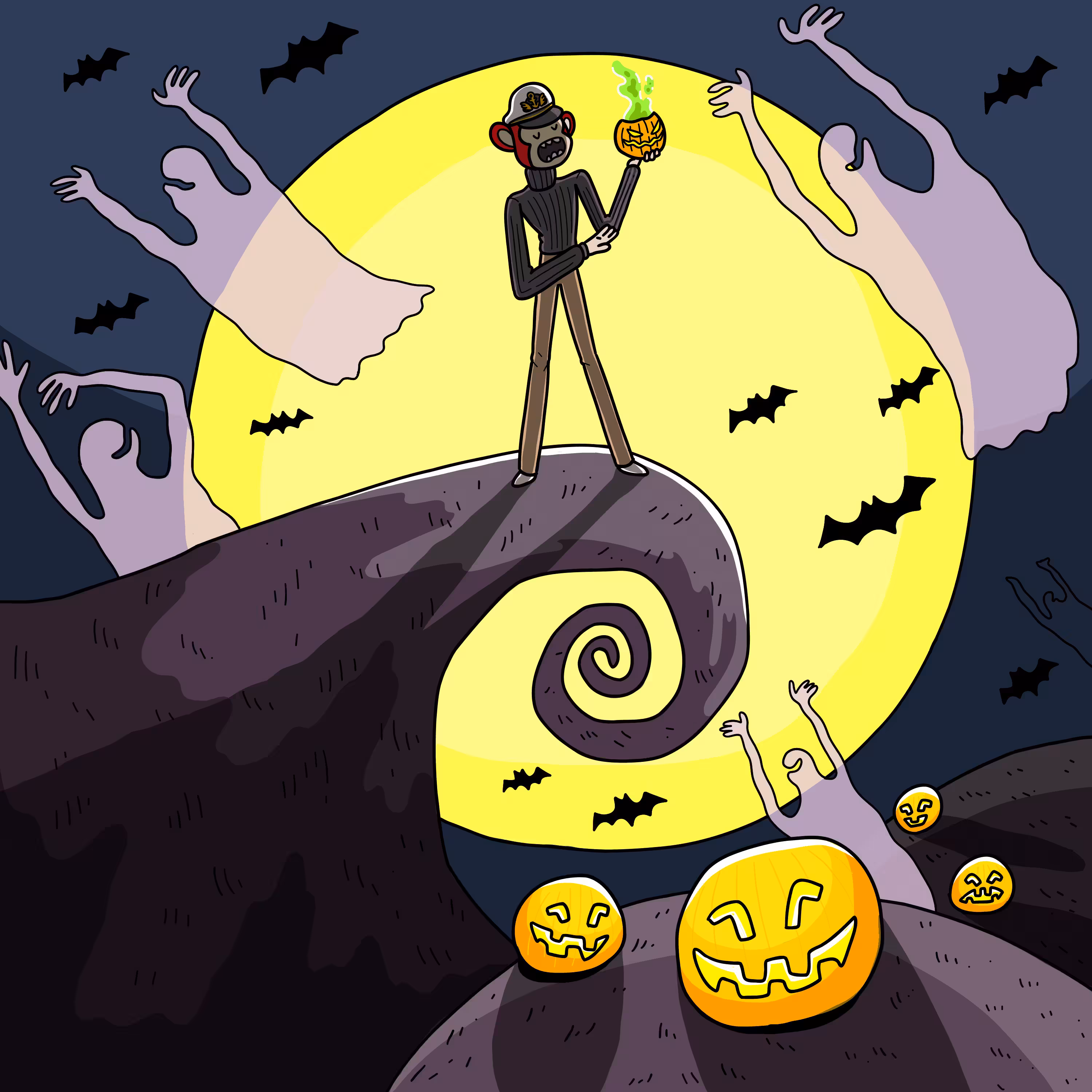 Halloween Town X Clyde -"Will you drink the serum"- X Zamzammee