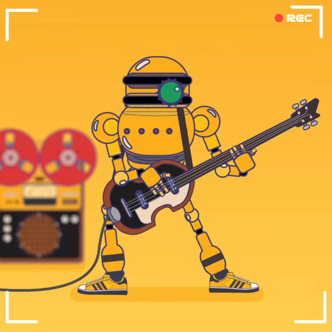 Bassist Yellow Droid