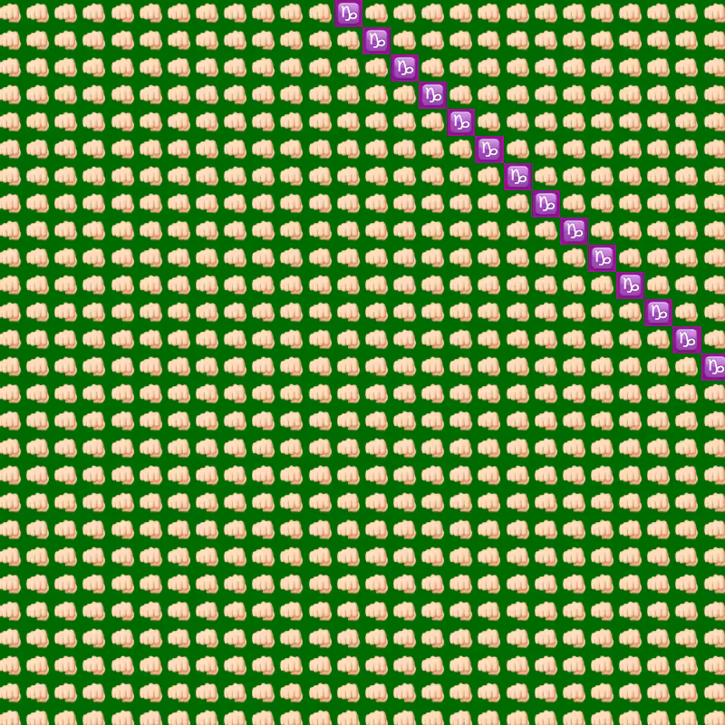 Elementary Cellular Emoji Automata #611