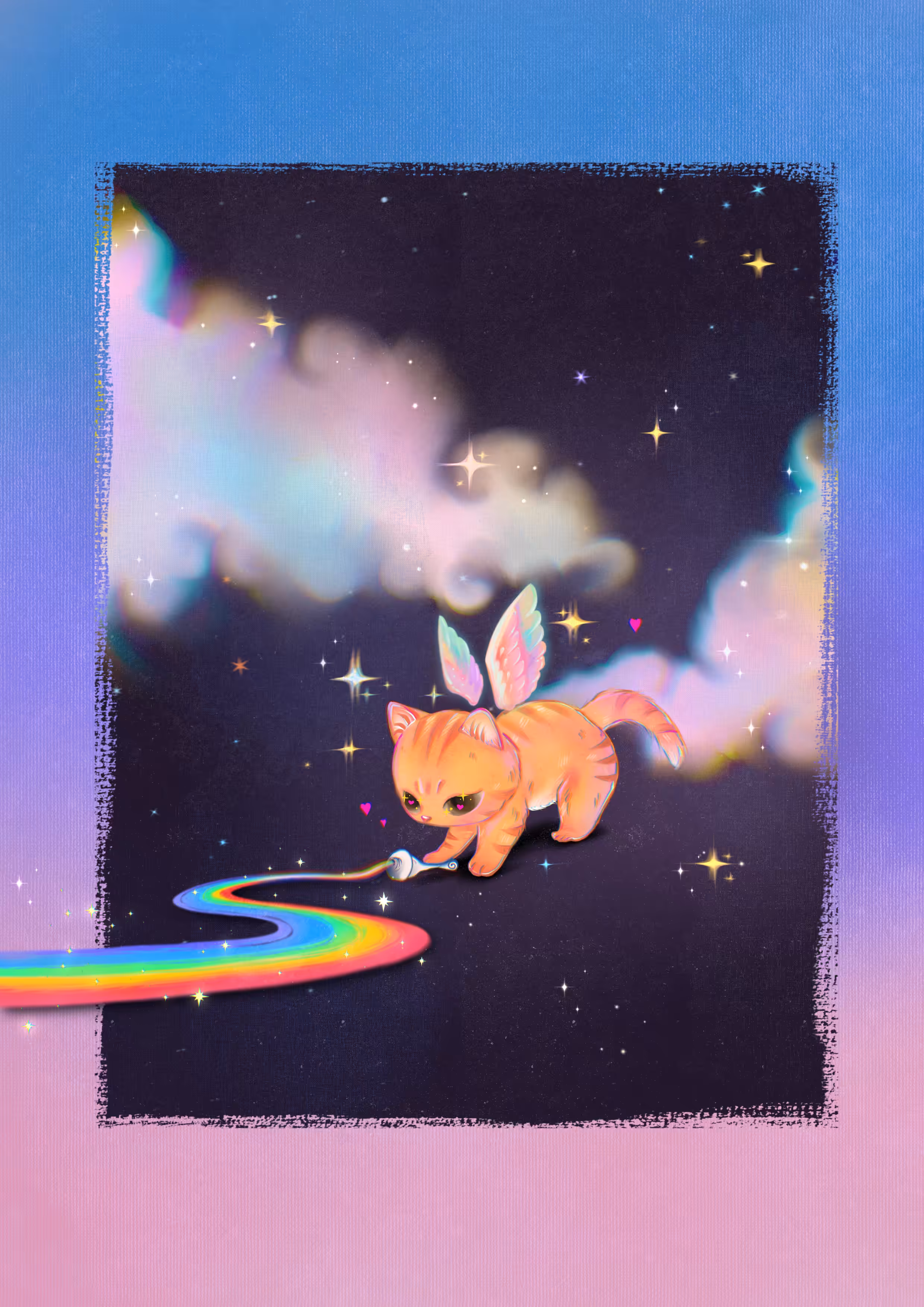 Rainbow cat