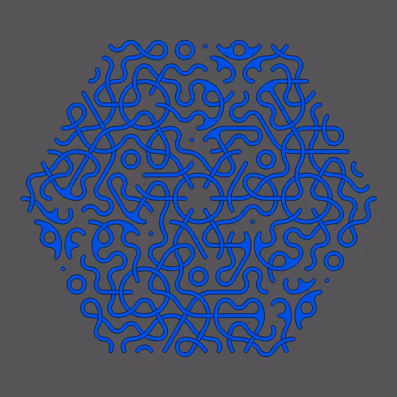 Threefold Symmetry - Dark Variations #380