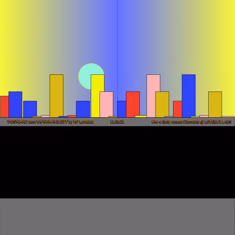 Vaporwave CITY: "Seek the Black Sun" #1