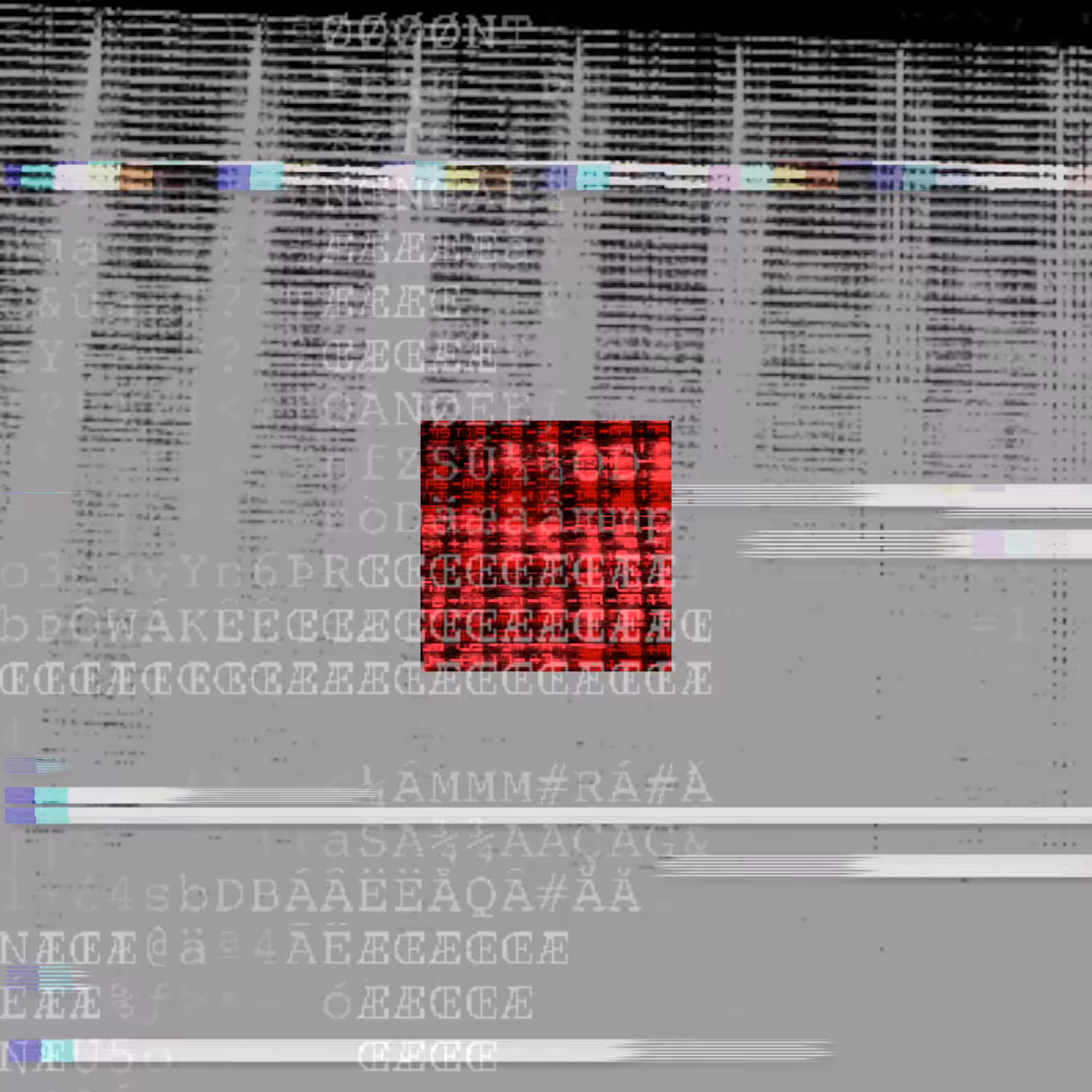 RED DIGITS GRID