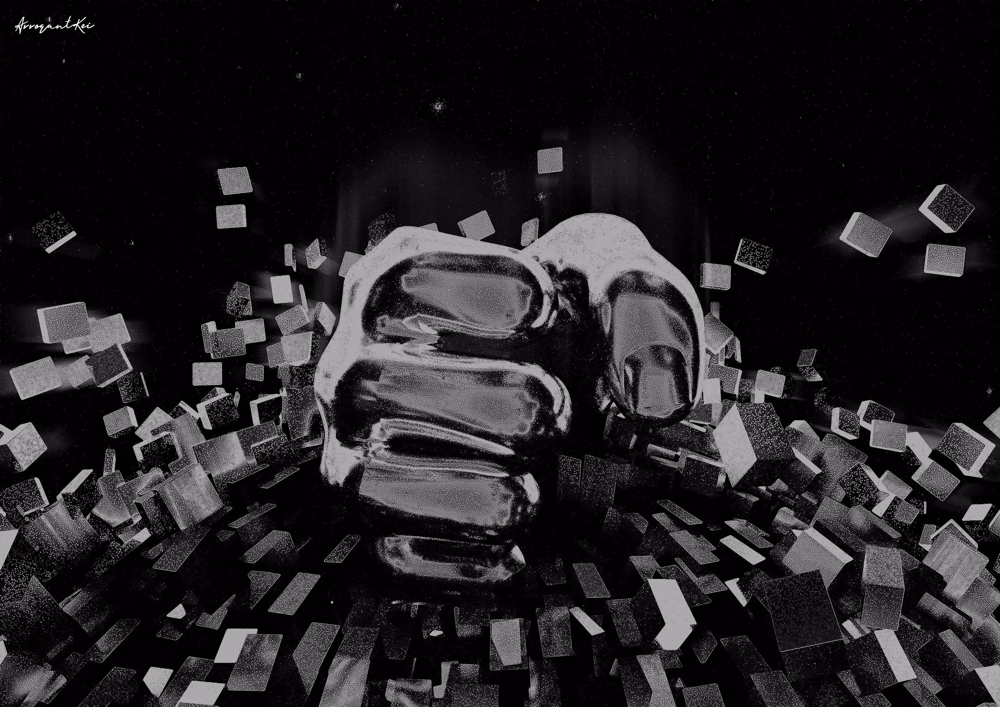 Shattered In Reality (Noir)