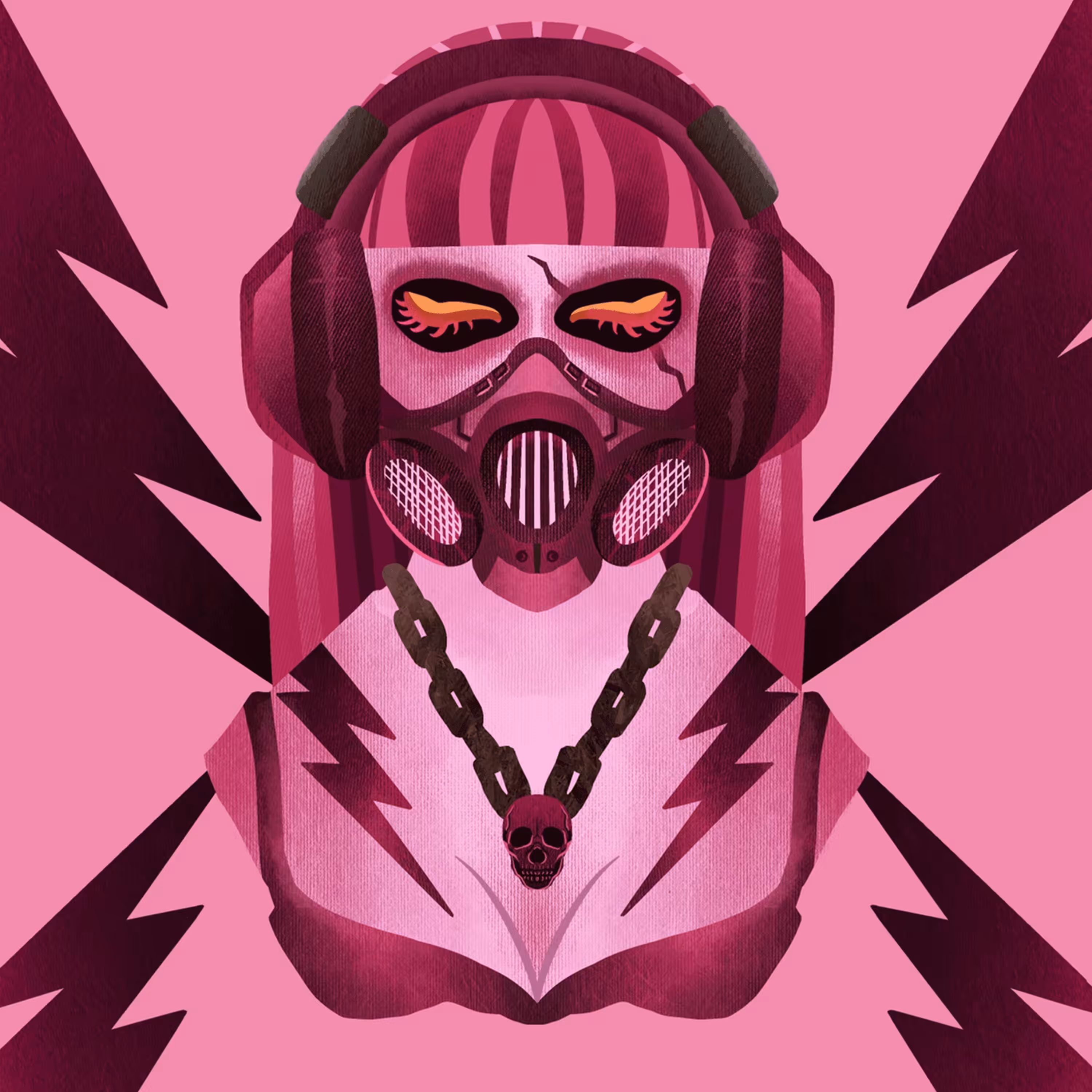 PINKA X SKULLSTYLE (Super rare #001)