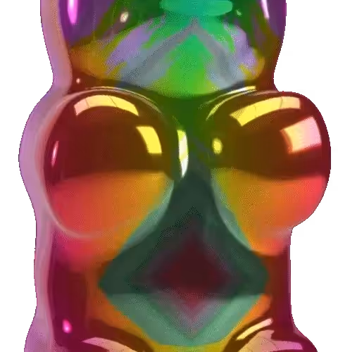  Rainbow Trip Gummy Bear #012