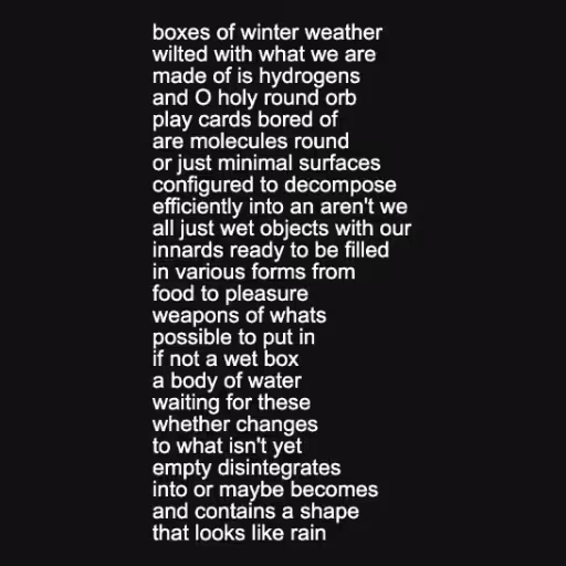 boxes of winter weat...