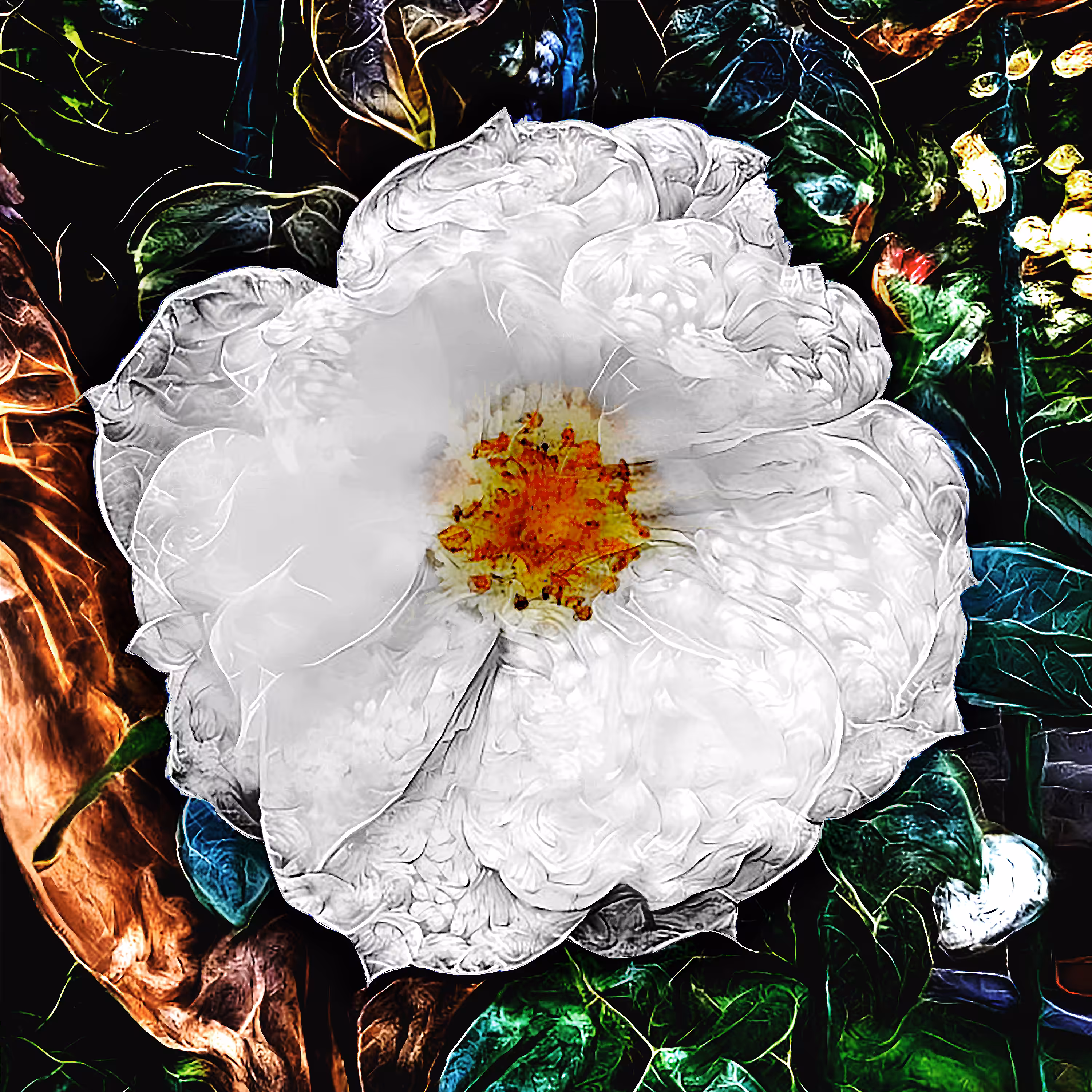 Flower Carpet White