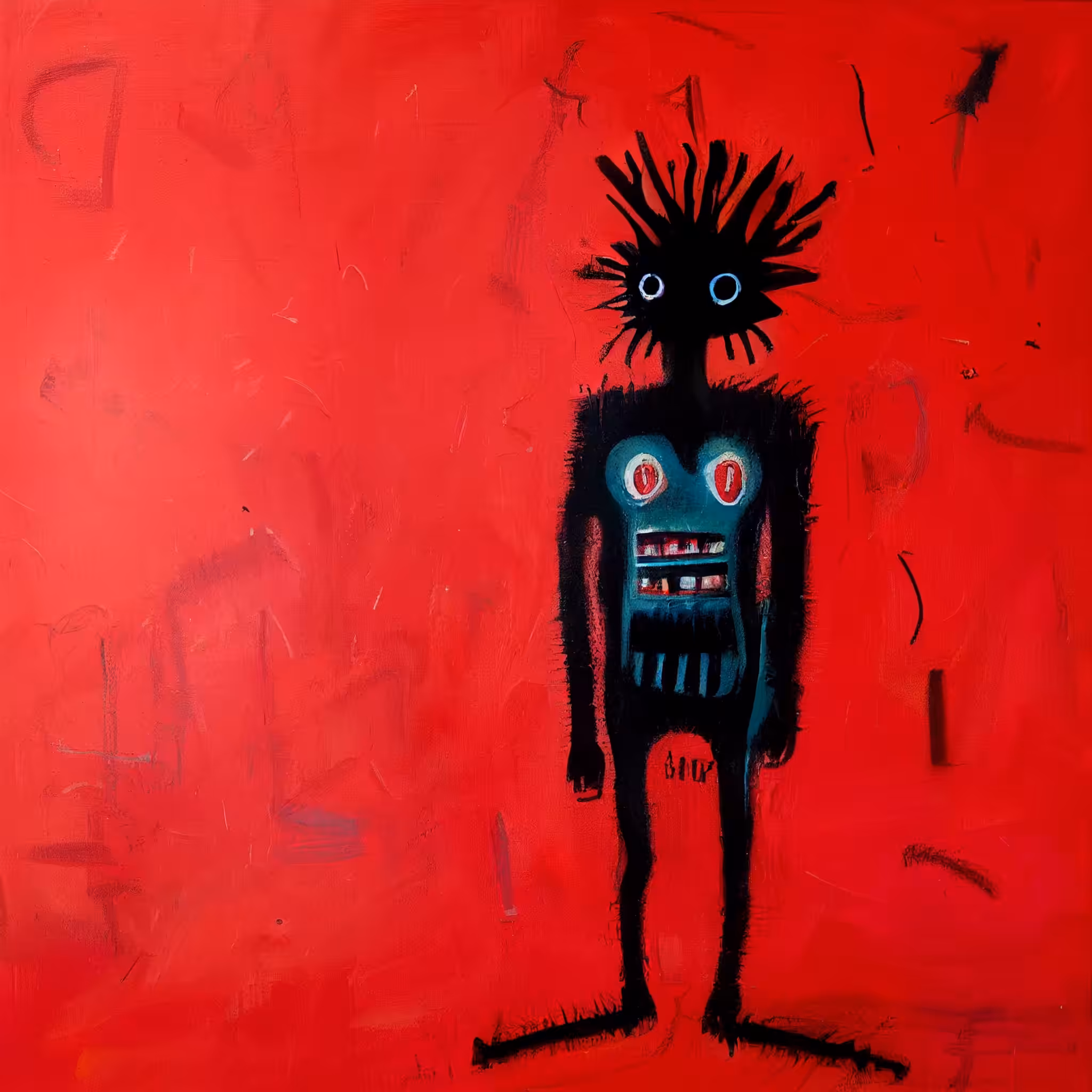 Basquiat Little Creatures: Little Creature #00067