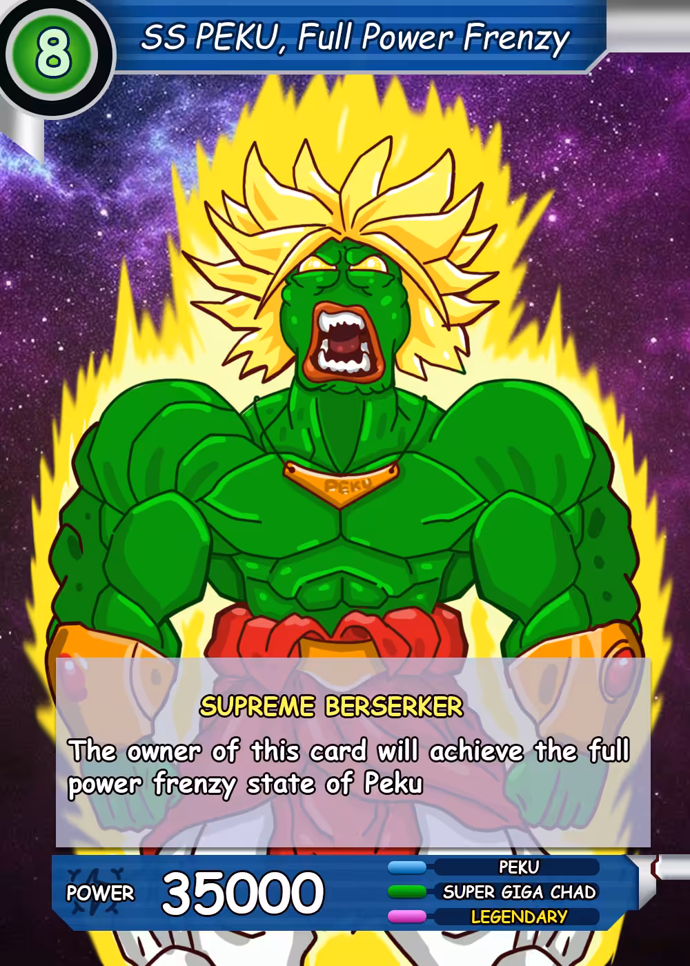 SS PEKU, Full Power Frenzy
