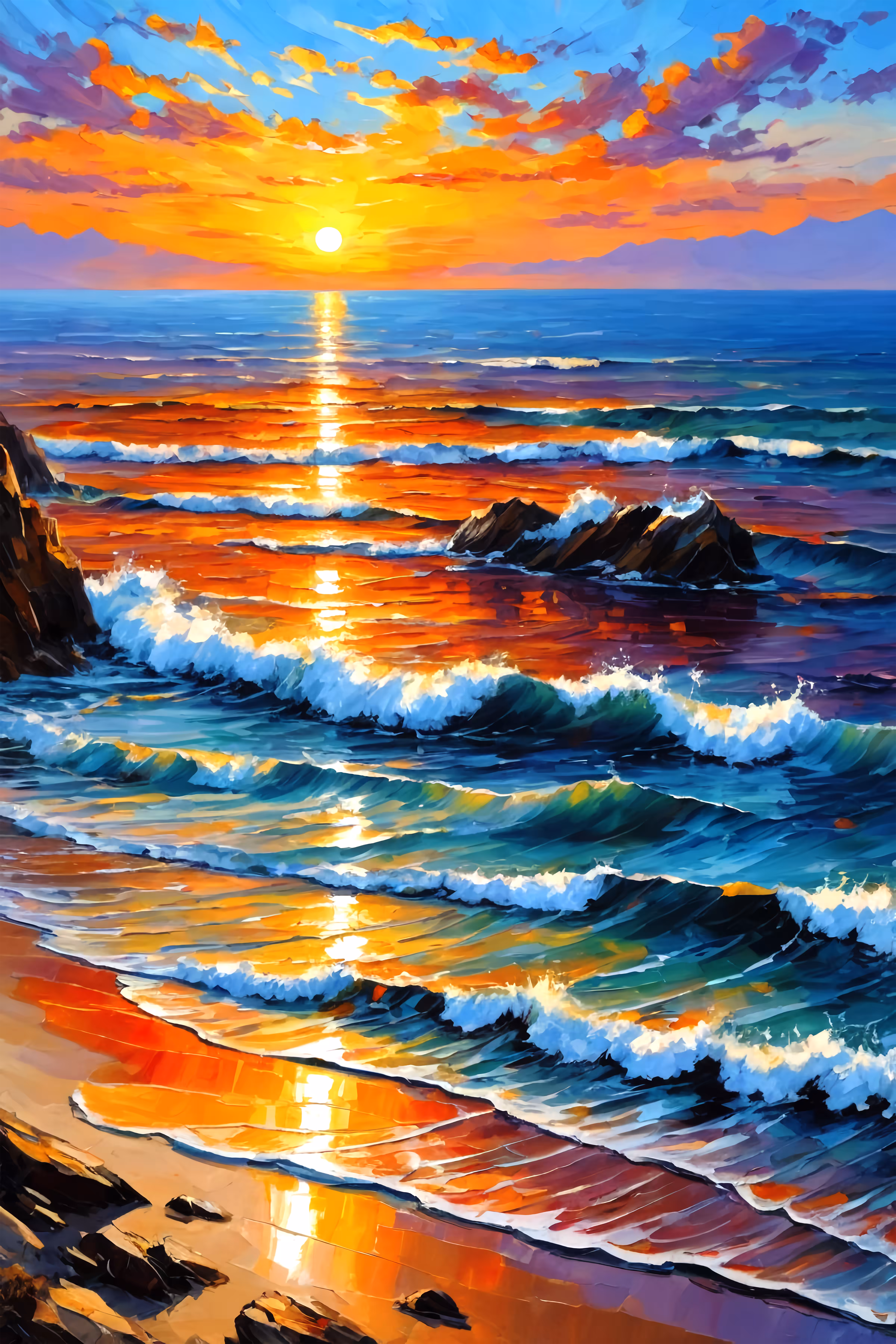 Sunset time
