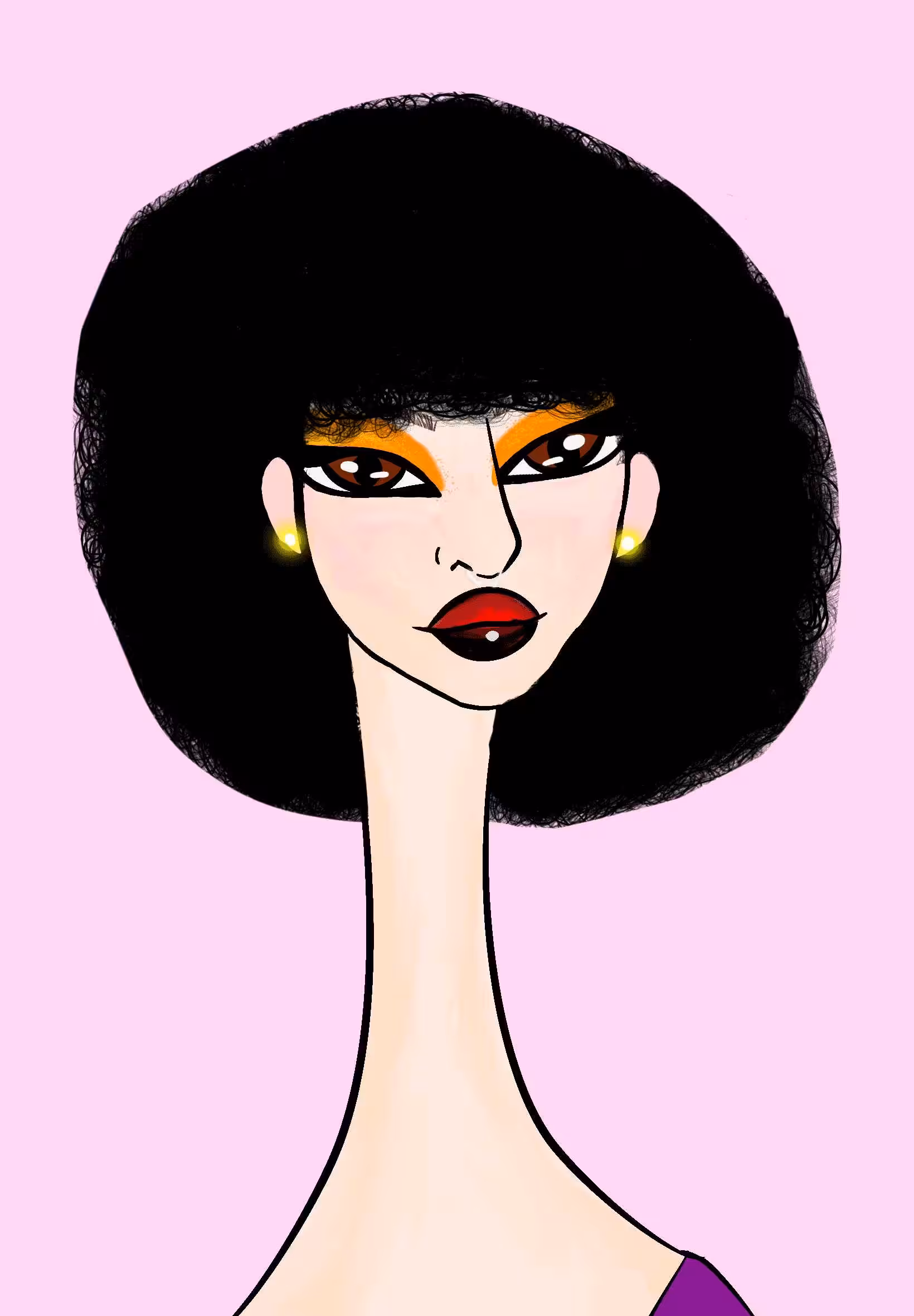 Long Neckie Lady #593