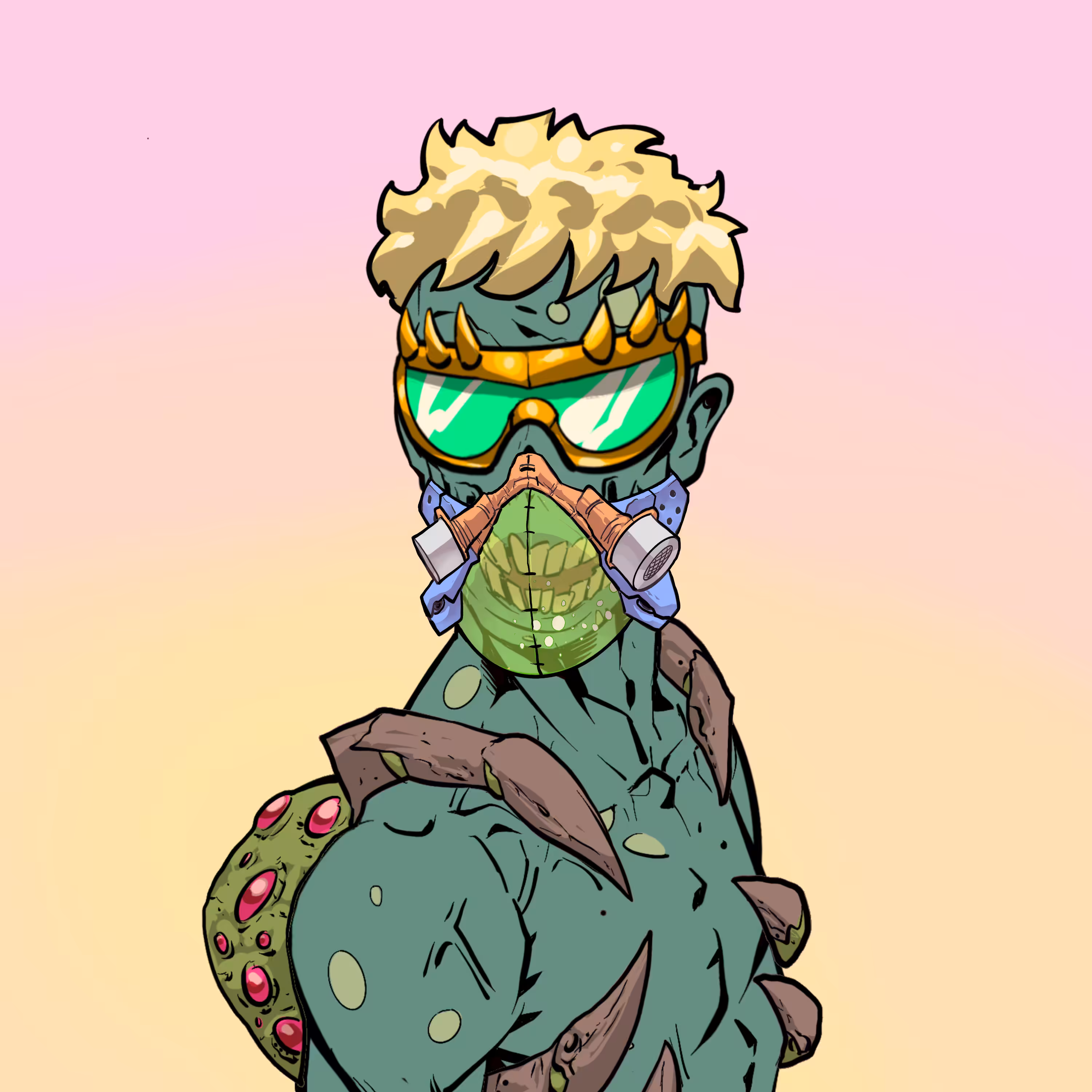 GlieseZombiesPFPs: GlieseZombiePFP #1167