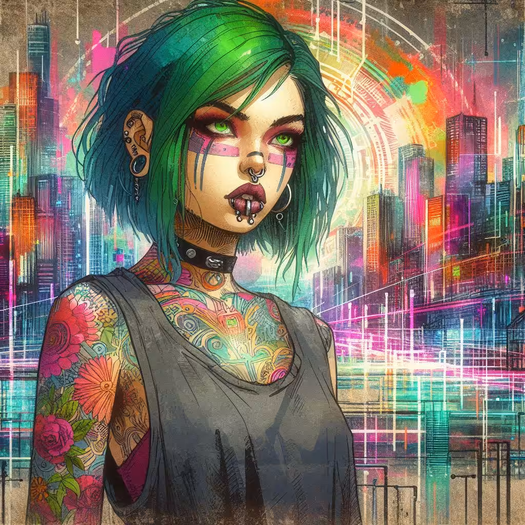 Cyberpunk City Girls