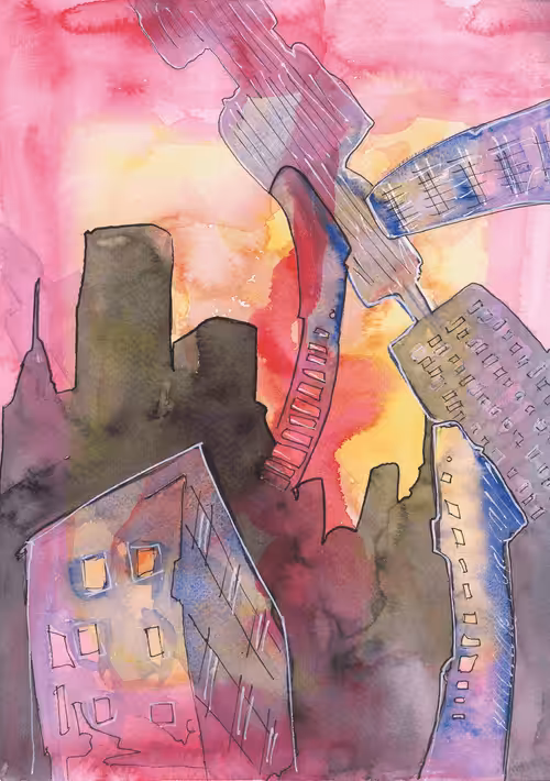 Psychedelic Romp On The Town