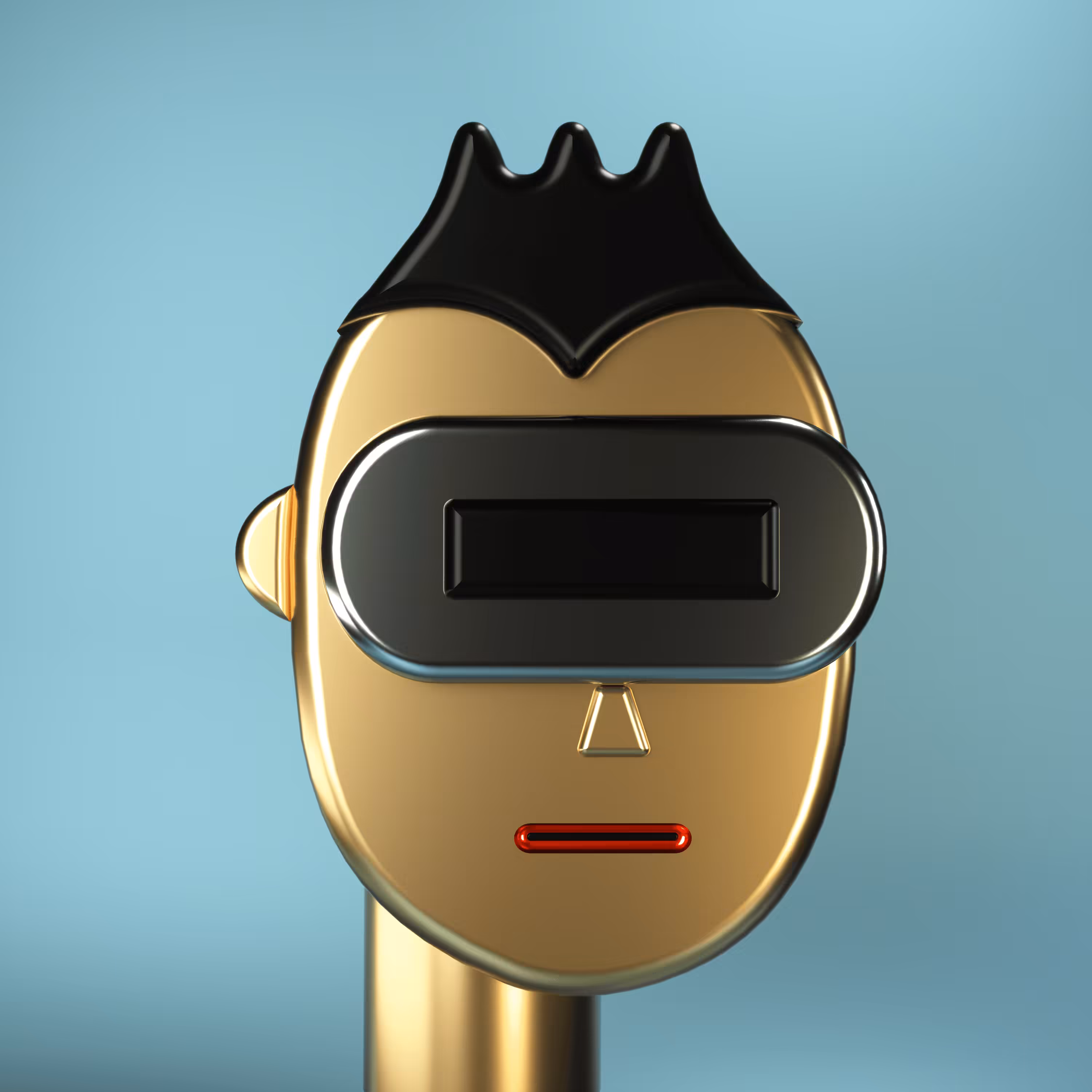 3D Chrome Punk #1063