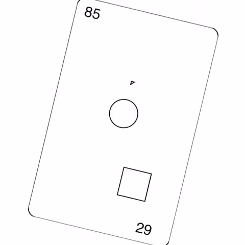 Square, circle, triangle (card deck)