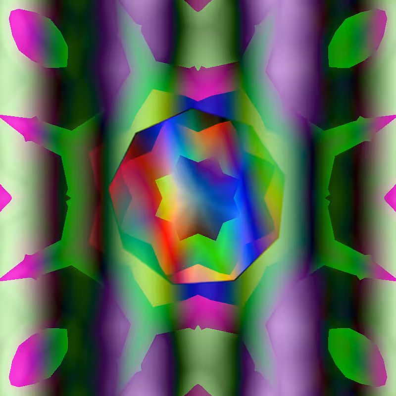 Multiple Colorful Shapes #3