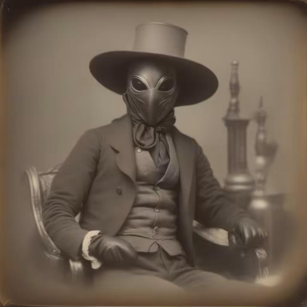 Portrait of The Greyman, DEC 21 1856
