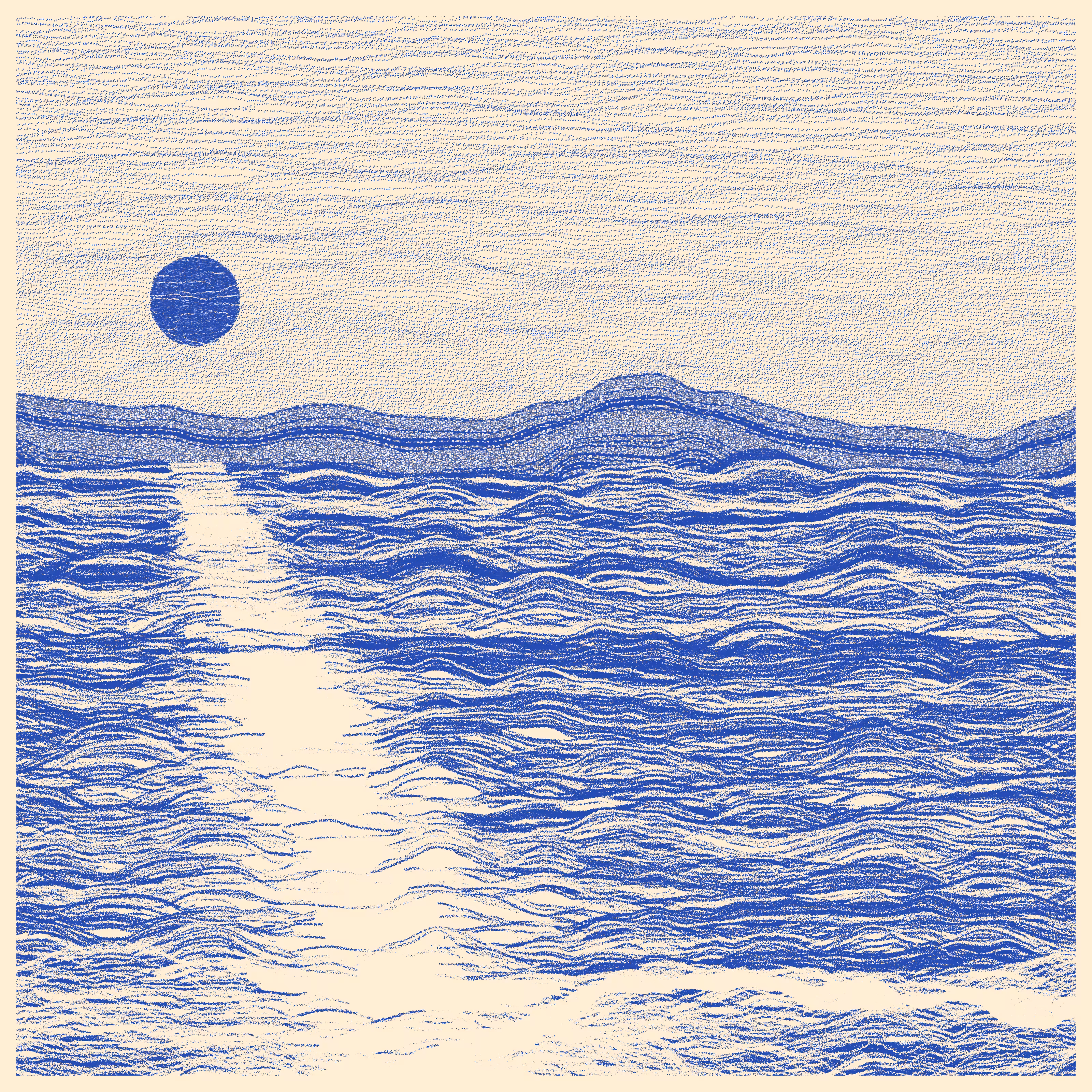Moonlit Sea #238