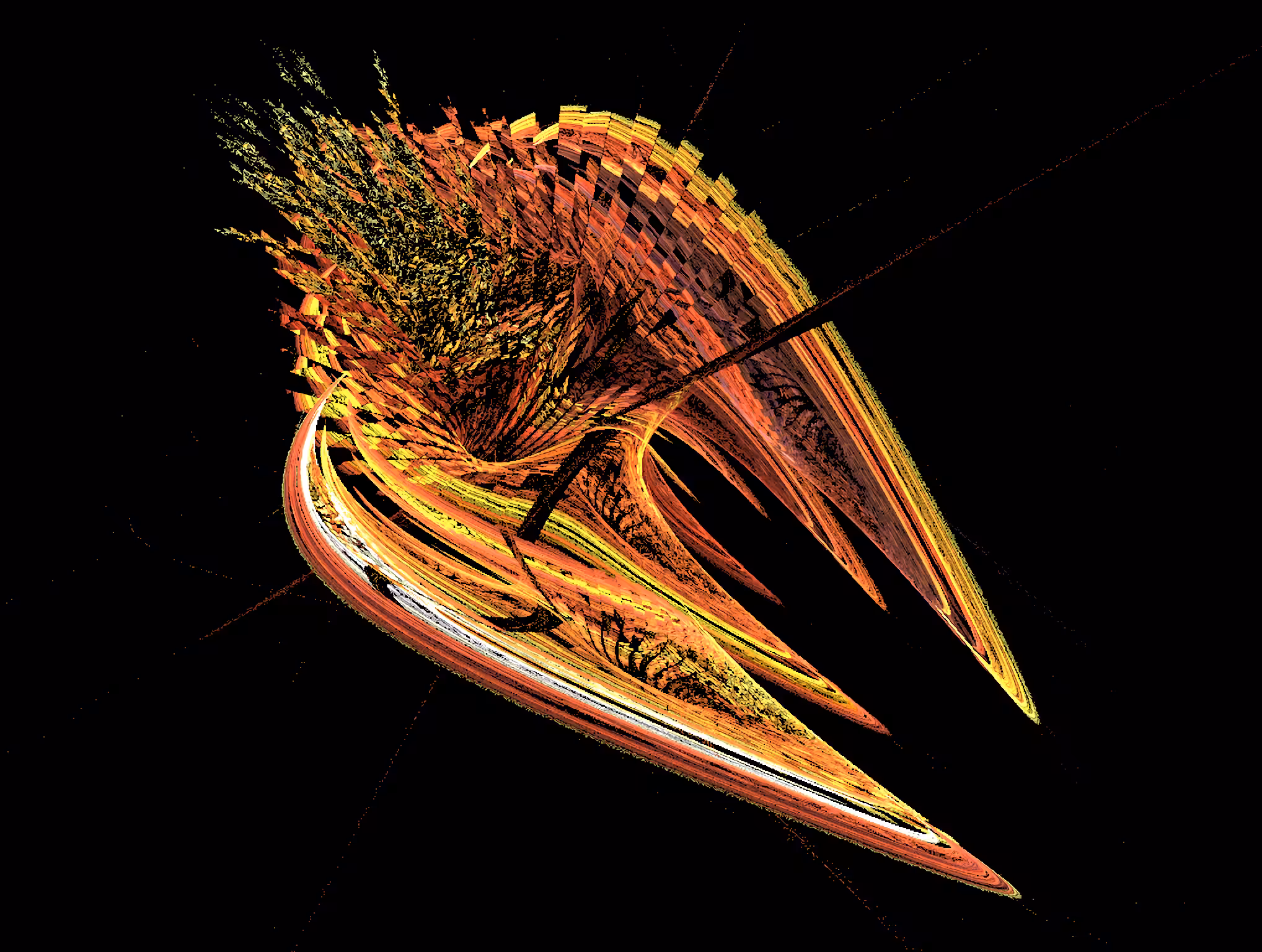 Raw Fractal Series - #057 - Fighting Conch
