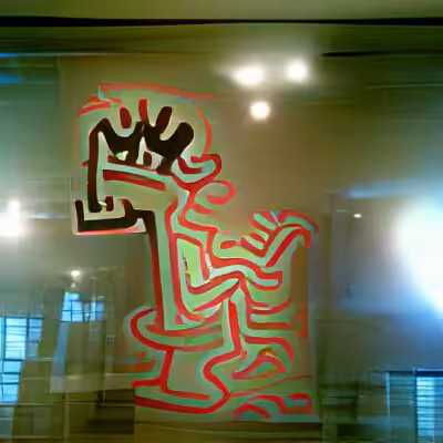 Portrait of Keith Haring