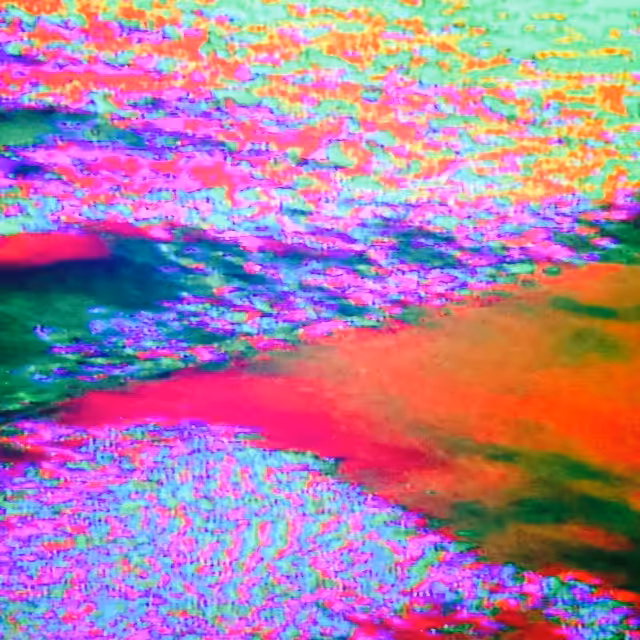 Peach Shoreline- Video Painting #9