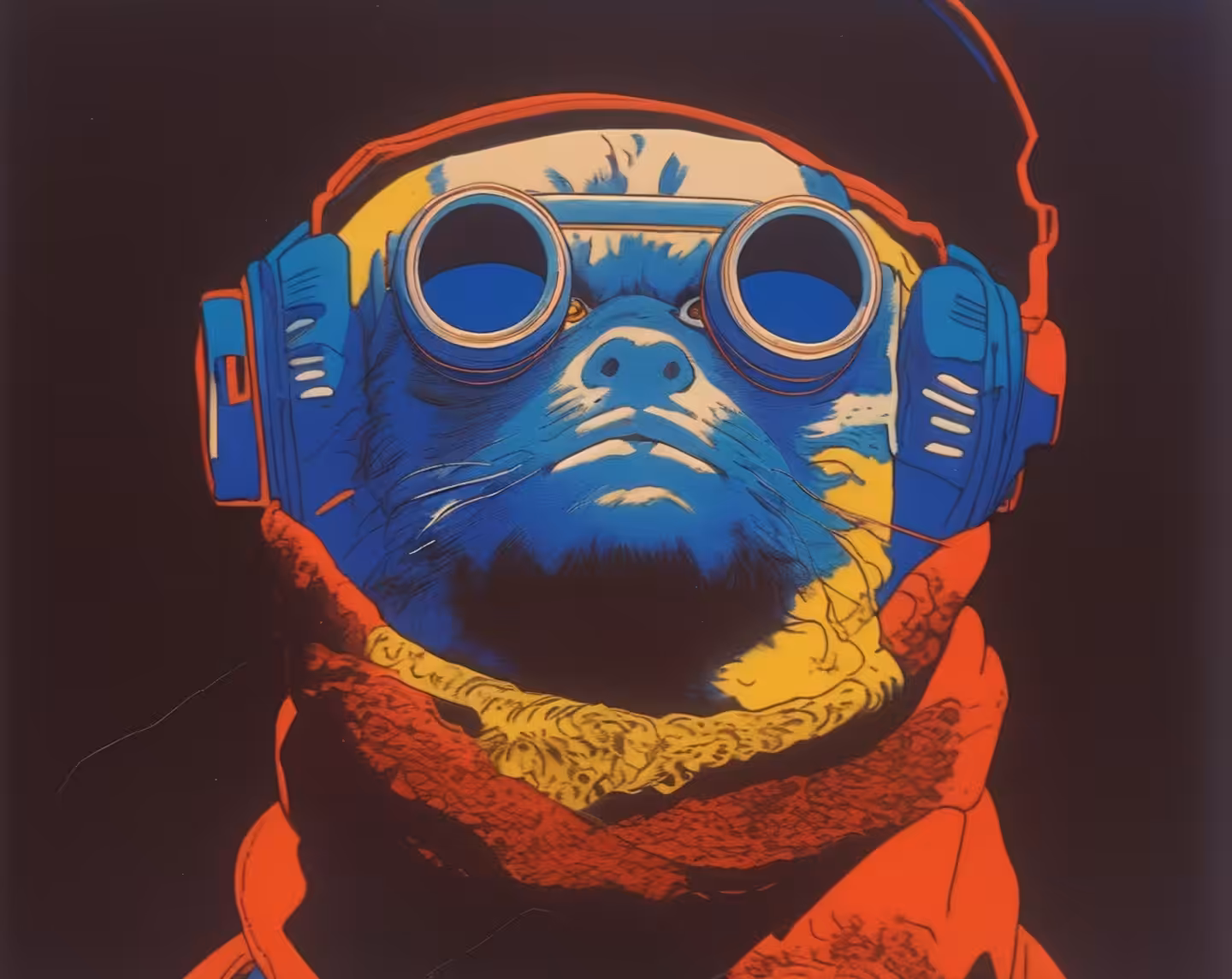 Retro Anime Pug #1