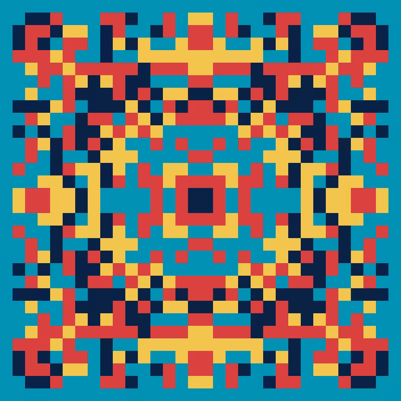 Pixel Mandala #66