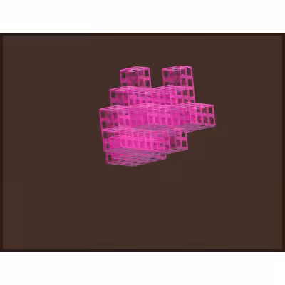 Brutalist Mesh Paintings #34