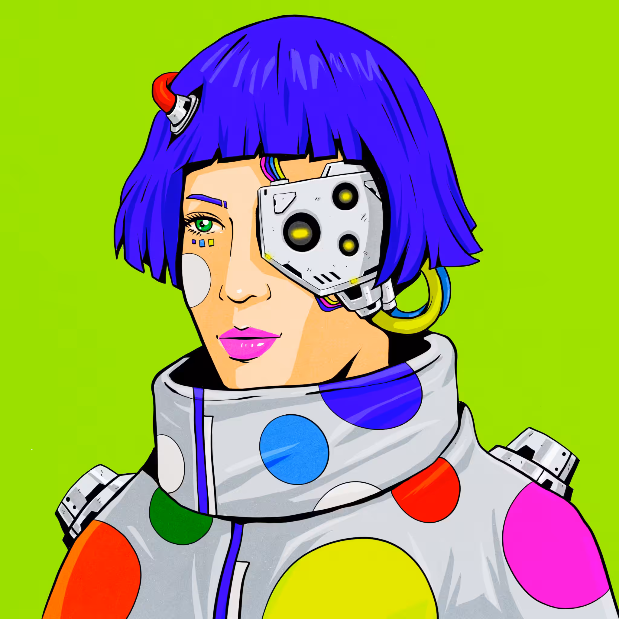 Rainbow Head #31