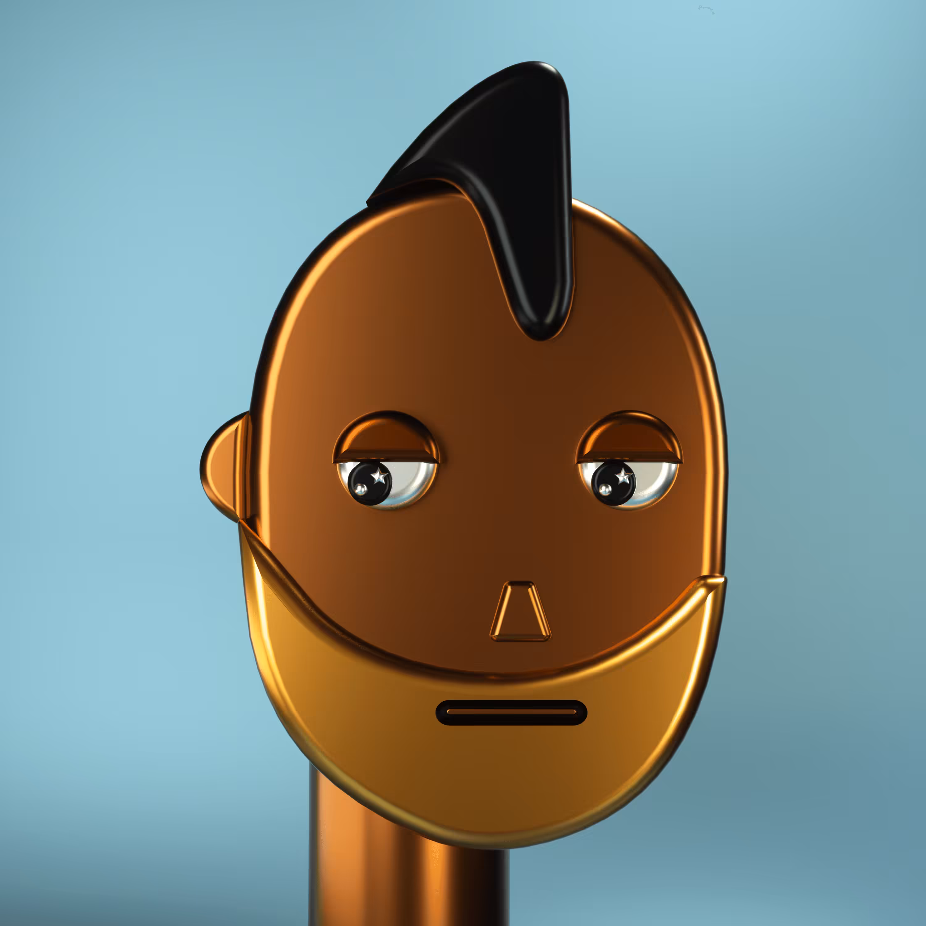 3D Chrome Punks: 3D Chrome Punk #0997