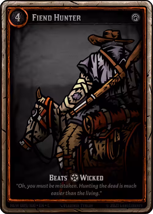 Rogue West: Crypto TCG (Legacy): Fiend Hunter