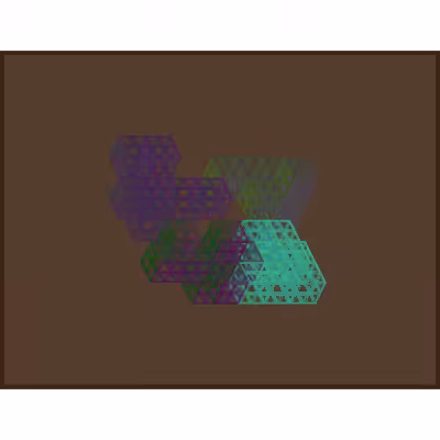 Brutalist Mesh Paintings #27