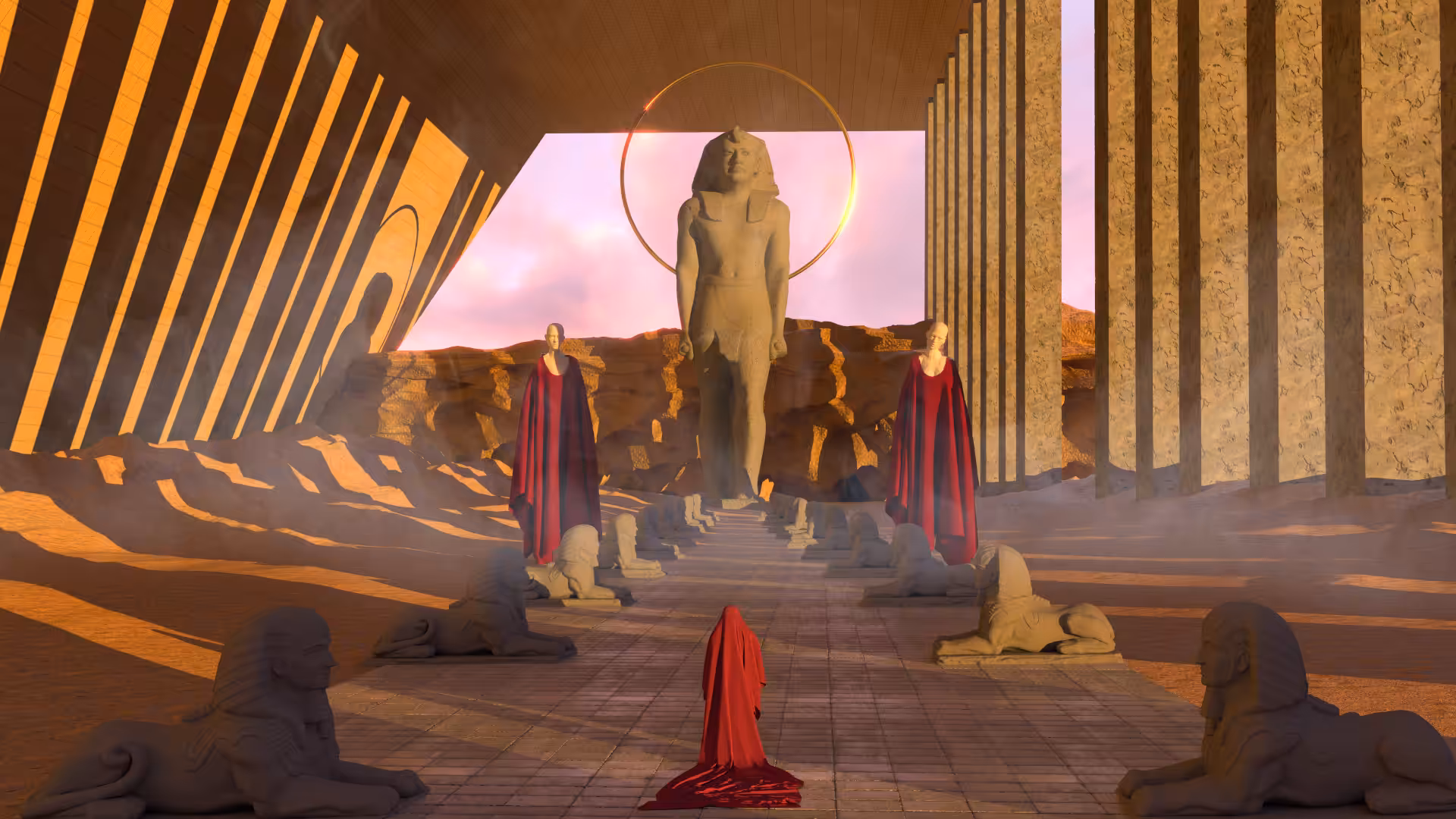 In blessing of Ramesses II 